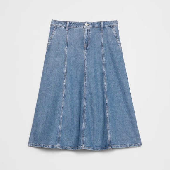 Banana Republic Blue Denim Skirt - Picture 3 of 6